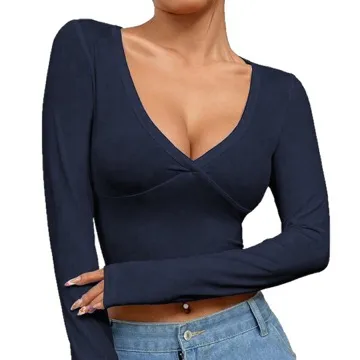 LS-B1059 Women's Long-Sleeve Yoga Top in Brown, original product photograph