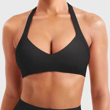 LS-B1063 Women's Sports Bra in Pink, original product photograph