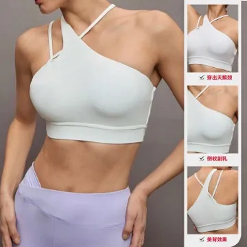 LS-B1064 Women's Sports Bra in Black, original product photograph