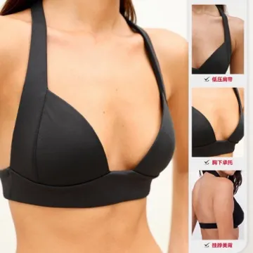 LS-B1065 Women's Sports Bra in White, original product photograph