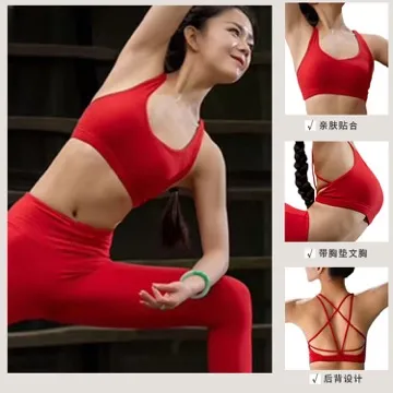LS-B1073 Women's Sports Bra in Black, original product photograph