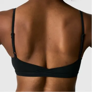 LS-B1085 Women's Sports Bra in White, original product photograph