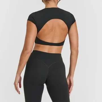 LS-B1093 Women's Padded Sports Tank in Pink, original product photograph