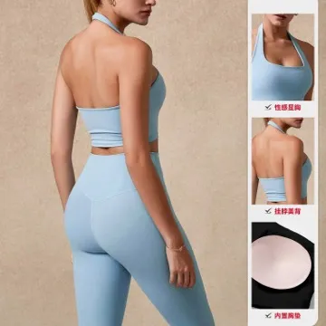LS-B1100 Women's Padded Sports Tank in White, original product photograph