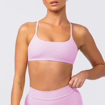 LS-B1107 Women's Sports Bra in Brown, original product photograph