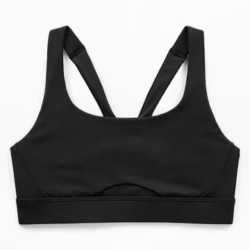 LS-B1108 Women's Sports Bra in Cherry Red, original product photograph