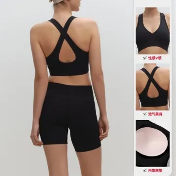 LS-B1109 Women's Sports Bra in Toffee, original product photograph