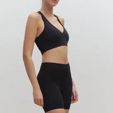 LS-B1109 Women's Sports Bra in Navy, original product photograph