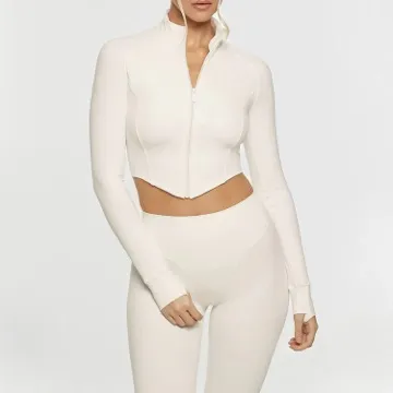 LS-B1111 Women's Long-Sleeve Yoga Top in Graphite Grey, original product photograph
