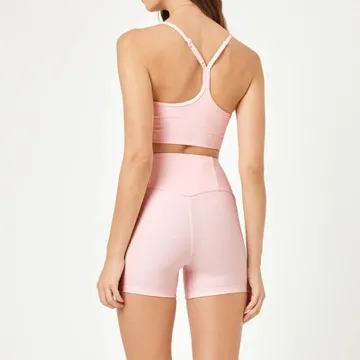 LS-B1118 Women's Sports Bra in Champagne, original product photograph