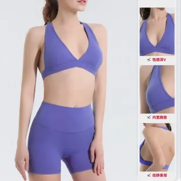 LS-B1119 Women's Sports Bra in Red, original product photograph