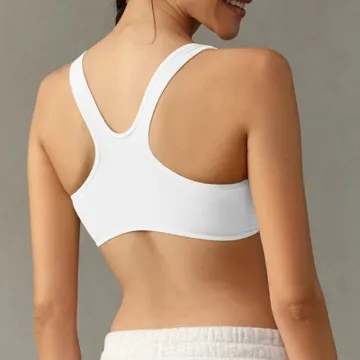 LS-B1123 Women's Sports Bra in Pink, original product photograph