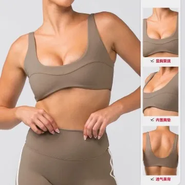 LS-B1124 Women's Sports Bra in Purple, original product photograph