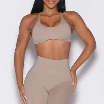 LS-B1125 Women's Sports Bra in Blue, original product photograph