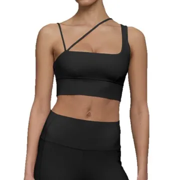 LS-B1133 Women's Sports Bra in Blue, original product photograph