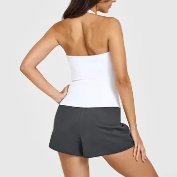 LS-B1135 Women's Padded Sports Tank in Green, original product photograph