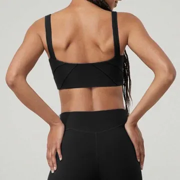 LS-B1136 Women's Padded Sports Tank in Grey, original product photograph