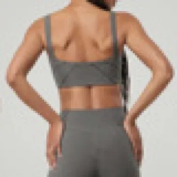 LS-B1136 Women's Padded Sports Tank in Cherry Red, original product photograph