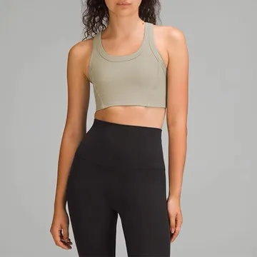 LS-B1143 Women's Sports Bra in Purple, original product photograph
