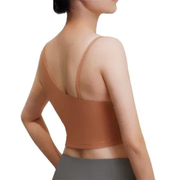 LS-B1148 Women's Sports Bra in White, original product photograph