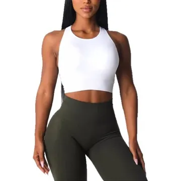 LS-B1149 Women's Training Tank Top in Green, original product photograph