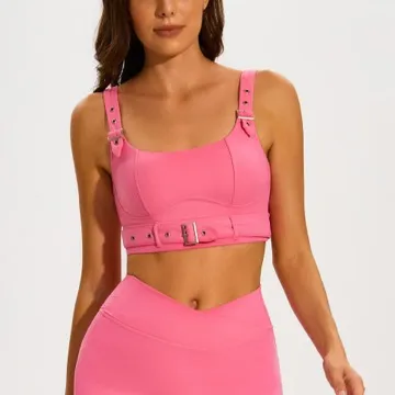 LS-B1158 Women's Sports Bra in Red, original product photograph