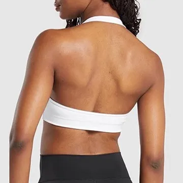 LS-B1161 Women's Sports Bra in Black, original product photograph