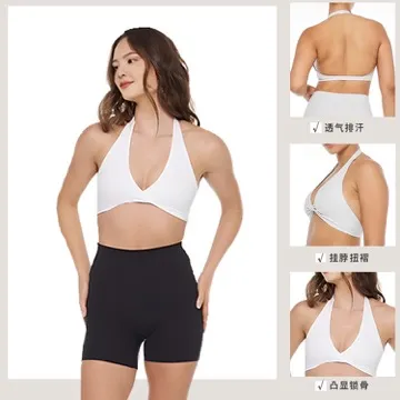 LS-B1171 Women's Sports Bra in Pink, original product photograph