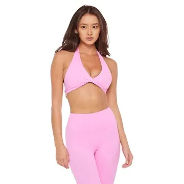 LS-B1171 Women's Sports Bra in Purple, original product photograph