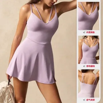 LS-B1175 Women's Active Dress in Black, original product photograph