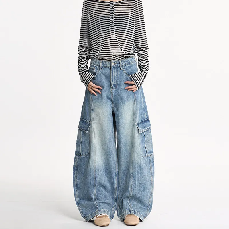 ST26-BJ-004 Washed Light Blue front view — original product photograph