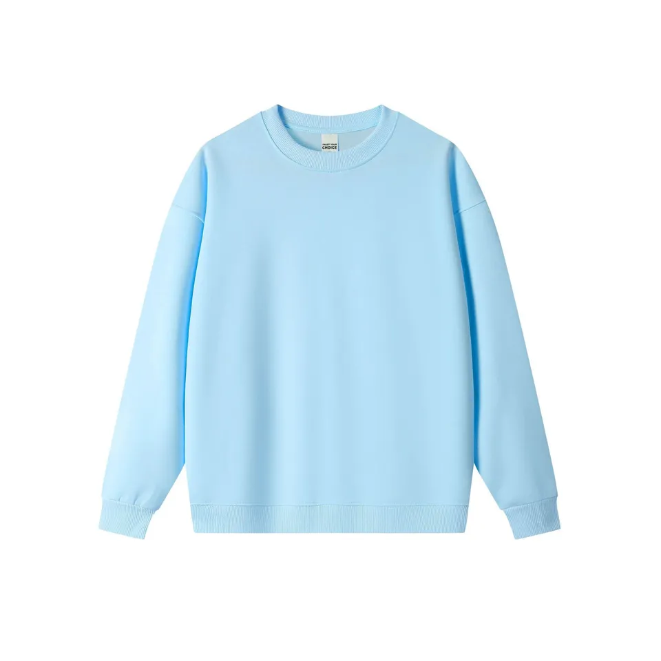 ST26-HD-005 Heavy Fleece Crewneck Sweatshirt in Ice Blue, original product photograph