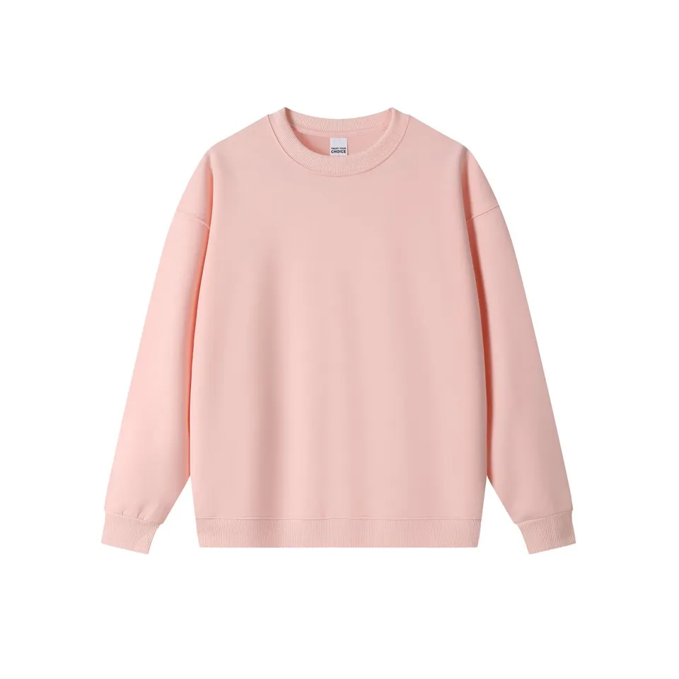 ST26-HD-005 Heavy Fleece Crewneck Sweatshirt in Pink, original product photograph