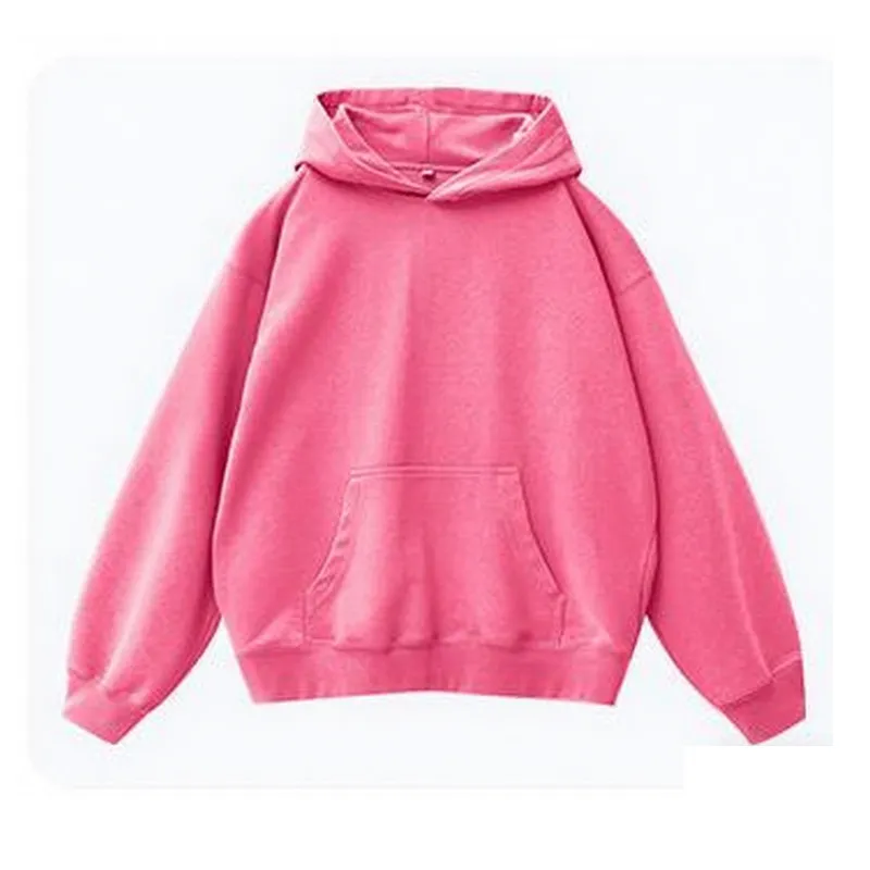 ST26-HD-006 Wax-Washed Drop-Shoulder Hoodie in Washed Pink, original product photograph