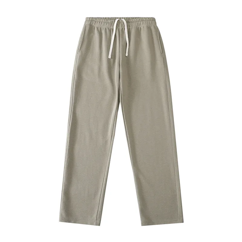 ST26-SP-002 Straight-Leg Terry Sweatpants in Muted Olive, original product photograph