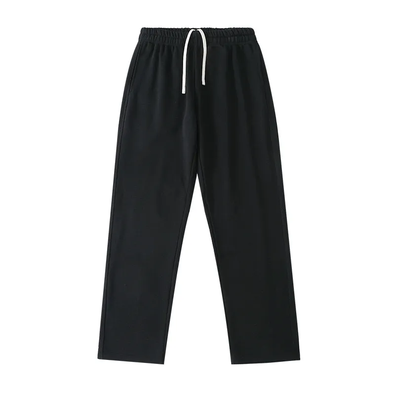 ST26-SP-002 Straight-Leg Terry Sweatpants in Black, original product photograph