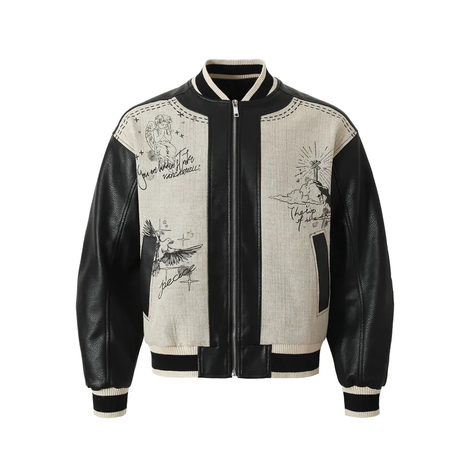ST26-VB-005 Black / Cream front view — original product photograph