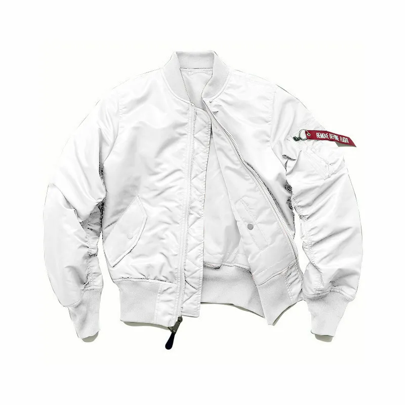 ST26-VB-007 MA-1 Flight Jacket in White, original product photograph