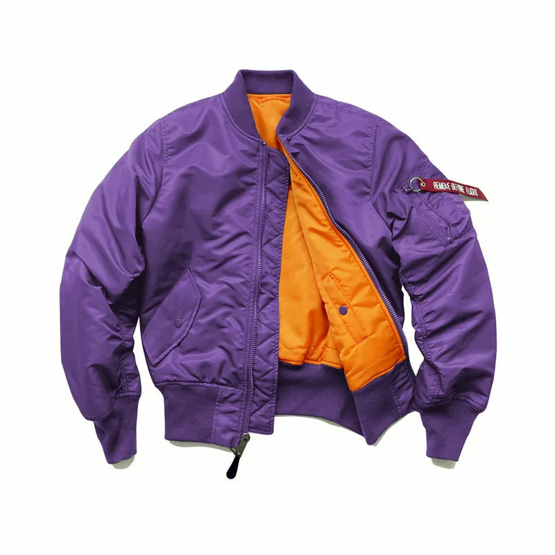 ST26-VB-007 MA-1 Flight Jacket in Purple, original product photograph