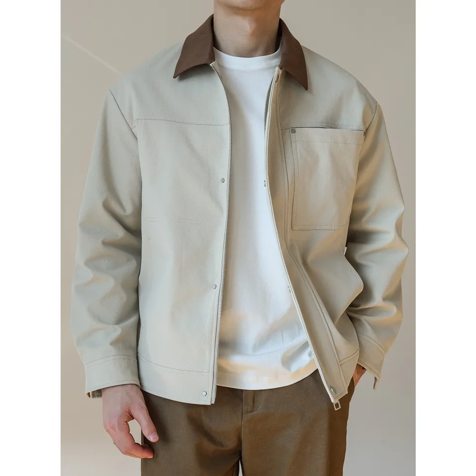 ST26-WJ-003 Cream / Brown front view — original product photograph